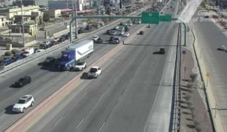 Multi-Lane Closure on I-10 West Near Lomaland Causes Major Delays in El Paso