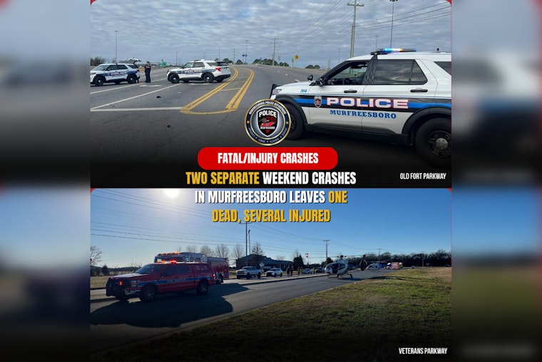 Murfreesboro Gripped by Tragedy as Weekend Traffic Incidents Leave One Dead and Several Injured