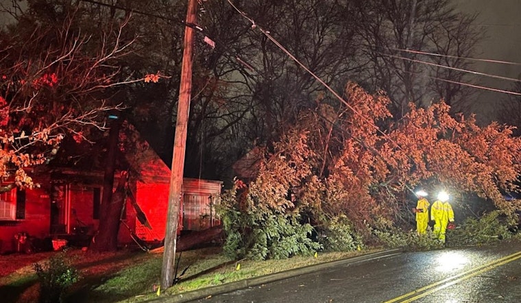 Murfreesboro Rallies to Overcome Storm Aftermath, Fire Rescue Addresses Emergencies Amidst Strong Winds and Heavy Rain