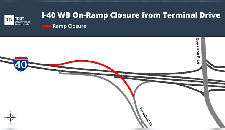 Nashville Drivers Alert: I-40 and Terminal Drive Lane Closures Set for Bridge Inspections Near Airport