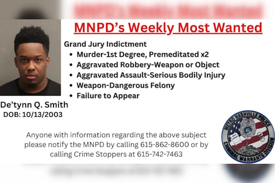 Nashville's Most Wanted: MNPD Releases List of Top Fugitives Facing Serious Charges