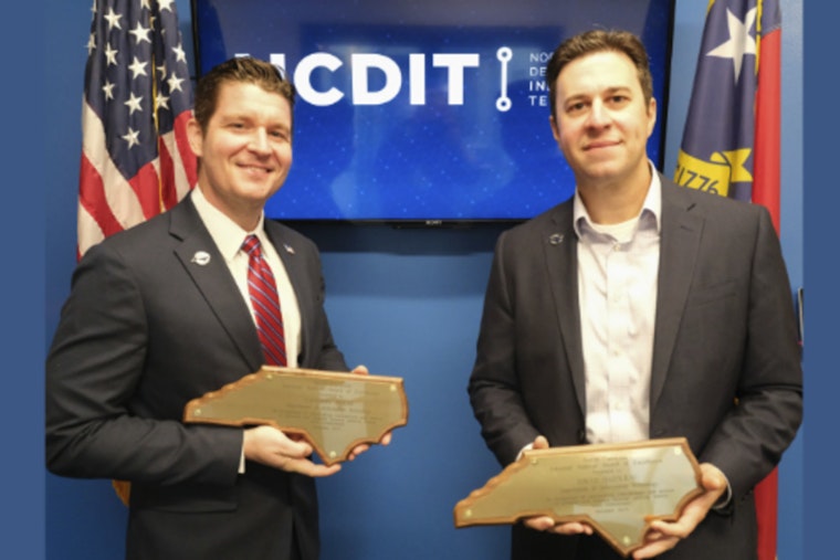 NCDIT's Landon Perry and David Barkhau Receive North Carolina's Internal Audit Award of Excellence