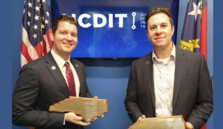 NCDIT's Landon Perry and David Barkhau Receive North Carolina's Internal Audit Award of Excellence