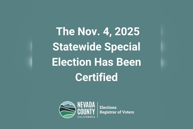 Nevada County Posts 66.32% Voter Turnout in Special Election Under Registrar Salud‑Ambriz