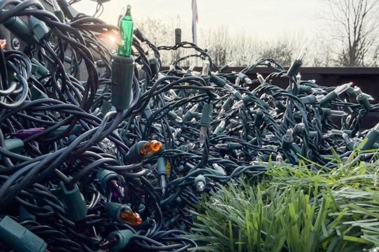 New Albany, Ohio Rallies Community to Recycle Holiday Lights and Surpass Last Year's 1,320 Pound Collection