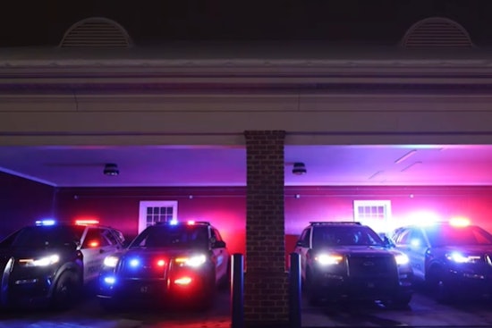 VIDEO: New Albany Police Cruisers Light Up with Holiday Spirit in Unique Christmas Display