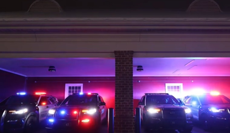 VIDEO: New Albany Police Cruisers Light Up with Holiday Spirit in Unique Christmas Display