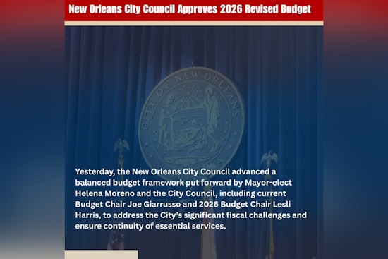 New Orleans City Council Approves Revised 2026 Budget to Address Economic Challenges