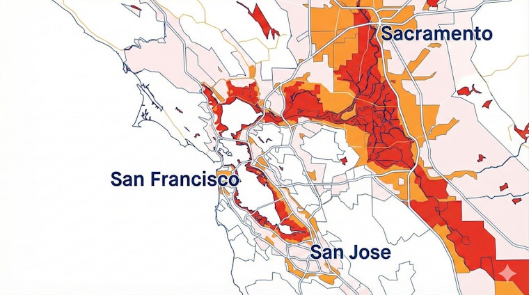 NOAA Sea Level Rise Map Shows Which Bay Area Blocks Go Under First