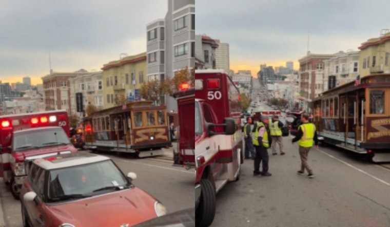 Nob Hill Cable Car Screeches to Sudden Stop, More Than a Dozen Hurt