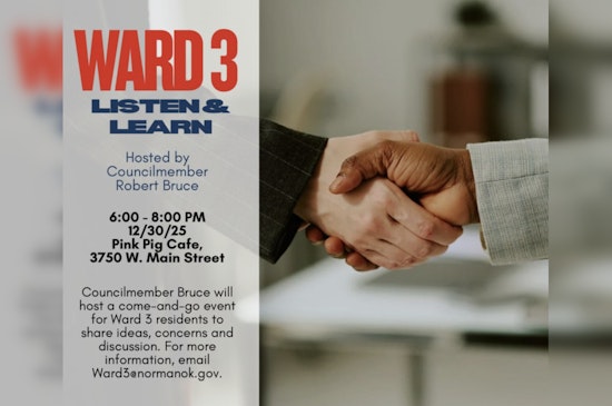Norman City Councilmember Hosts "Listen and Learn" Session to Foster Civic Engagement in Ward 3
