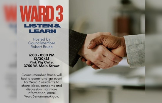 Norman City Councilmember Hosts "Listen and Learn" Session to Foster Civic Engagement in Ward 3