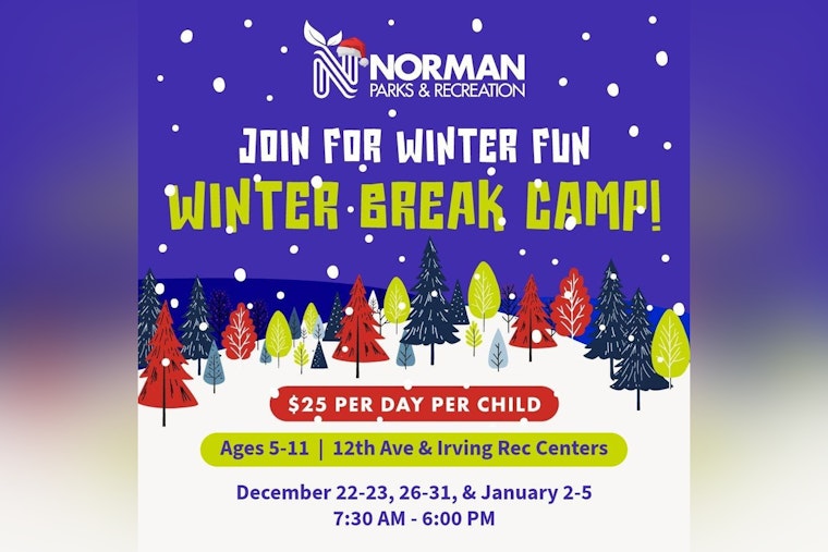 Norman Parks & Rec Unveils Festive Winter Break Camp for Kids Aged 5-11