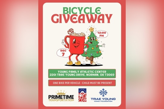 Norman's Season of Giving, Trae Young Family Foundation to Host Bike Giveaway for Local Children