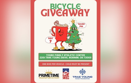 Norman's Season of Giving, Trae Young Family Foundation to Host Bike Giveaway for Local Children