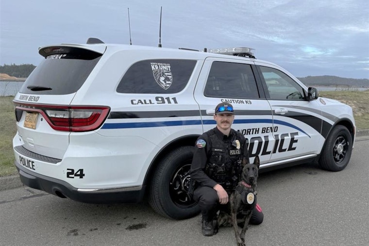 North Bend's K9 Athena Aids in Methamphetamine Seizure During Post-Thanksgiving Patrol