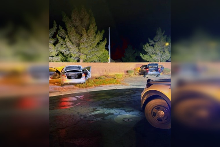 North Las Vegas Police Swiftly Nab Suspects After Stolen Vehicle Chase Ends in Dead End