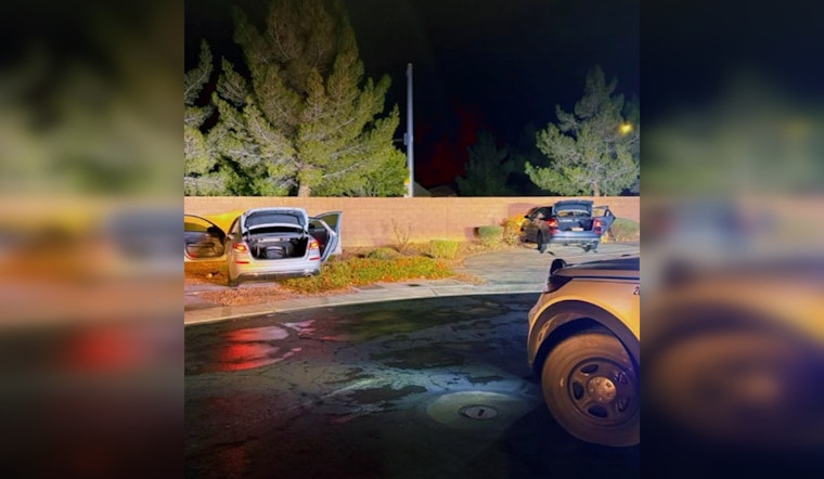 North Las Vegas Police Swiftly Nab Suspects After Stolen Vehicle Chase Ends in Dead End