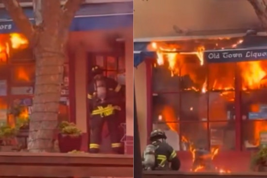 Novato Firefighters Extinguish Blaze at Downtown Liquor Store, No Injuries Reported