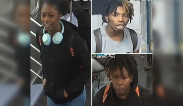 NYPD Seeks Trio Suspected of Violent Robbery and Assault on Brooklyn-Bound Subway