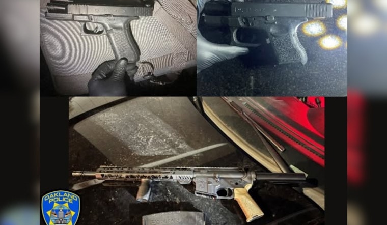 Oakland Police Seize Illegal Firearms, Make Multiple Arrests in Efforts to Curb Gun Violence