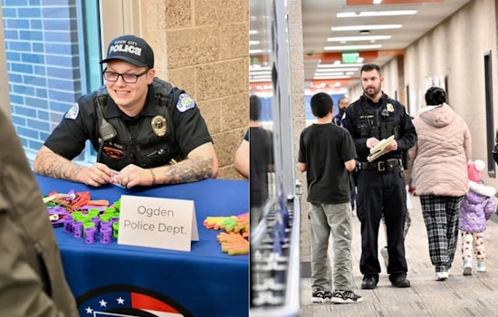 Ogden Police Join in on Winter Celebration at Liberty Elementary to Strengthen Community Bonds