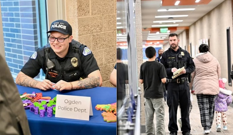 Ogden Police Join in on Winter Celebration at Liberty Elementary to Strengthen Community Bonds