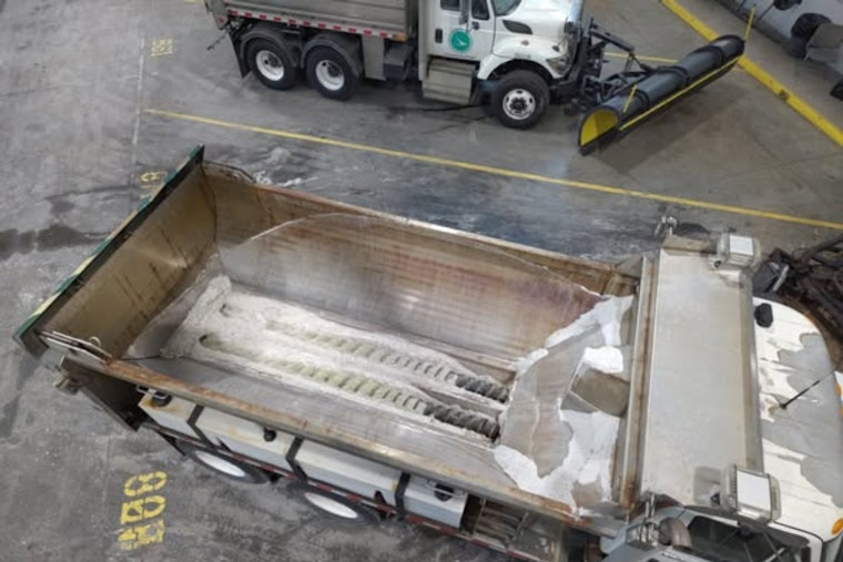 Ohio Department of Transportation Reveals Secrets Behind Efficient Snowplow Salt Distribution in Cleveland