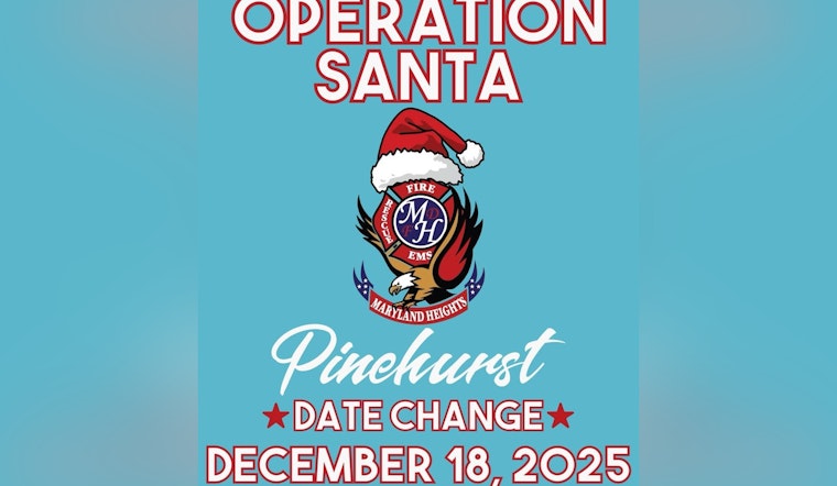 Operation Santa in Pinehurst Is Rescheduled with Maryland Heights Firefighters Set to Deliver Holiday Cheer on December 18