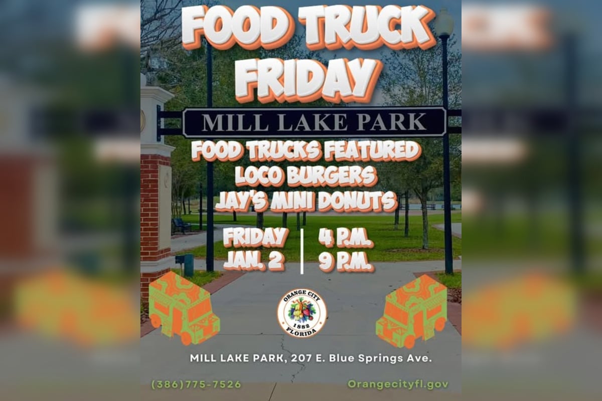 Orange City's Food Truck Friday and Outdoor Movie Night Set for Family Fun at Mill Lake Park