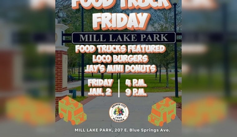 Orange City's Food Truck Friday and Outdoor Movie Night Set for Family Fun at Mill Lake Park