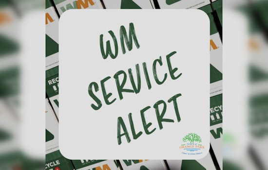 Orange Park Announces New Year’s Waste Collection Changes with Recycling on January 1 and Trash Delayed to January 2