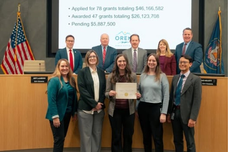 Orem's Strategy and Innovation Team Lauded for Securing Over $26 Million in Grants for City Advancement