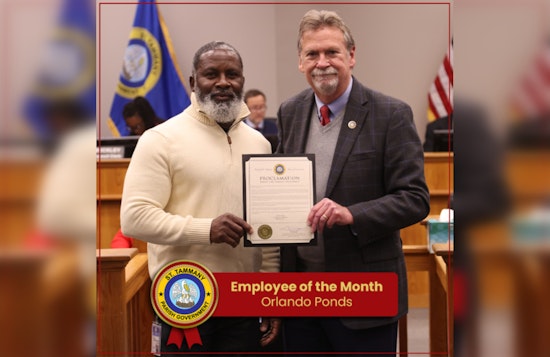 Orlando Ponds Honored as St. Tammany Parish Employee of the Month for Exceptional Service at Fairgrounds