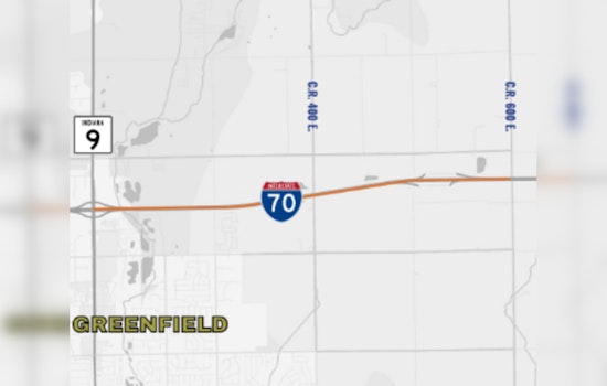 Overnight Lane Closures on I-70 in Hancock County Scheduled for Barrier Removal