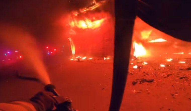 Parker County Firefighters Quickly Contain Garage Fire Involving Electric and Hybrid Vehicles in Deer Ridge