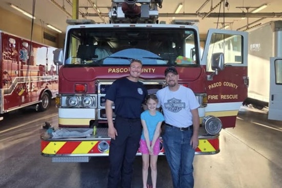 Pasco County First Responders Deliver Special Holiday Moment for Young Girl and Her Family
