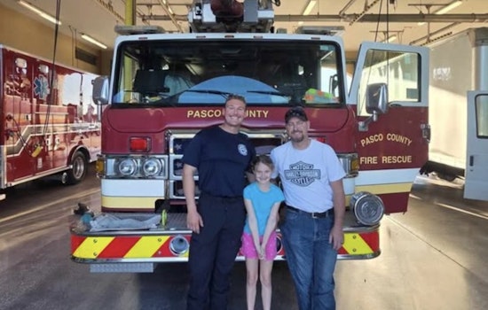 Pasco County First Responders Deliver Special Holiday Moment for Young Girl and Her Family