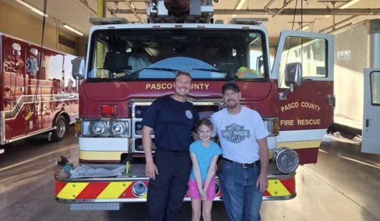 Pasco County First Responders Deliver Special Holiday Moment for Young Girl and Her Family