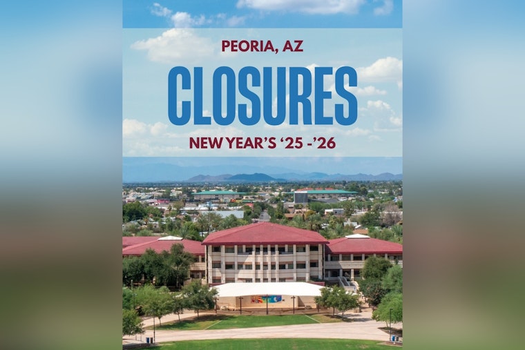 Peoria Announces New Year's Holiday Hours for City Services and Facilities