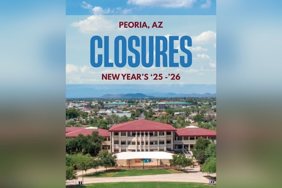 Peoria Announces New Year's Holiday Hours for City Services and Facilities
