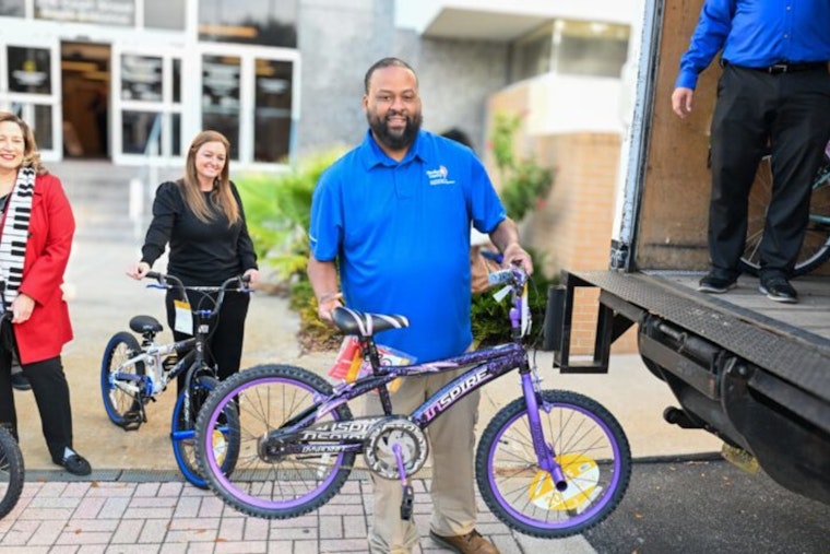 Pinellas County Employees Pedal Generosity with 70 Bikes Donated to Families in Need