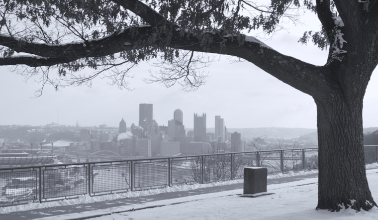 Pittsburgh Blanketed in Snow as Winter Weather Advisory Continues, Commuters Face Slippery Roads