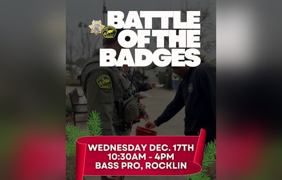 Placer County Law Enforcement Agencies Gear Up for "Battle of the Badges" to Support Salvation Army's Holiday Campaign