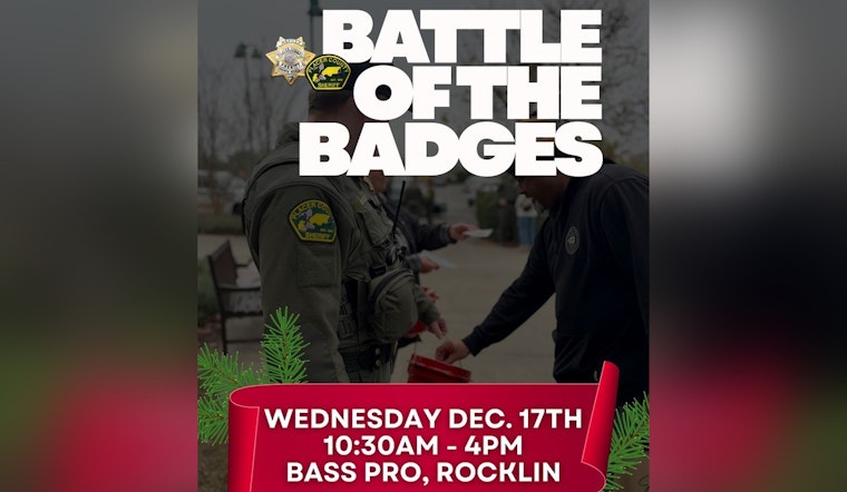 Placer County Law Enforcement Agencies Gear Up for "Battle of the Badges" to Support Salvation Army's Holiday Campaign