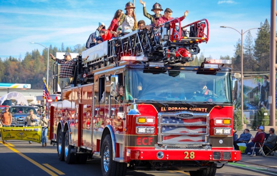 Placerville Embraces Holiday Cheer at 47th Annual Hangtown Christmas Parade with Local Firefighters