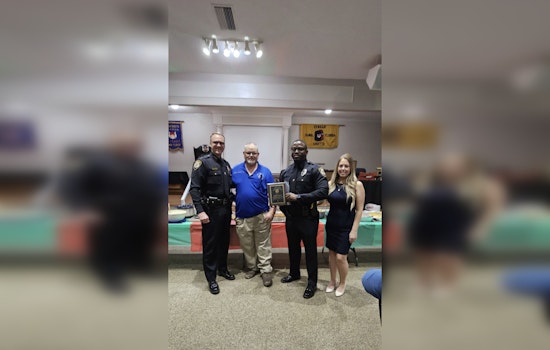 Plant City Officer Demarcus Smith Honored as Olin S. Wright Lodge's Officer of the Year