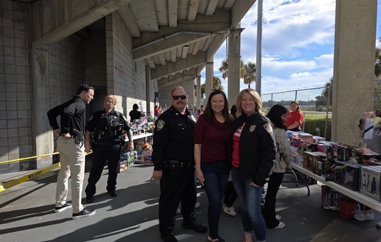 Plant City Police Spreads Holiday Joy with Tinsel Tidings Toy Event at Plant City Stadium