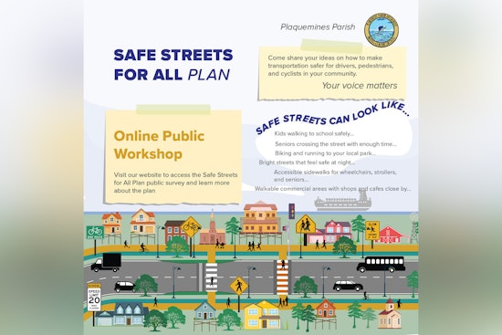 Plaquemines Parish Launches "Safe Streets for All Plan," Seeks Community Input on Road Safety