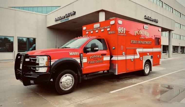 Ponder, Texas Welcomes New Medic Unit: Justin Police Department Celebrates Enhanced Public Safety